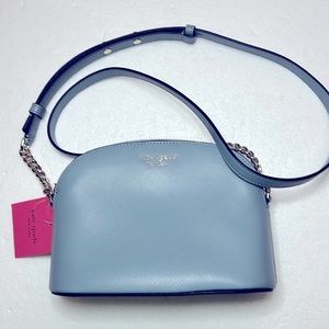 ♠️ NWT KATE SPADE New York SPENCER SMALL DOME Powder Blue CROSSBODY